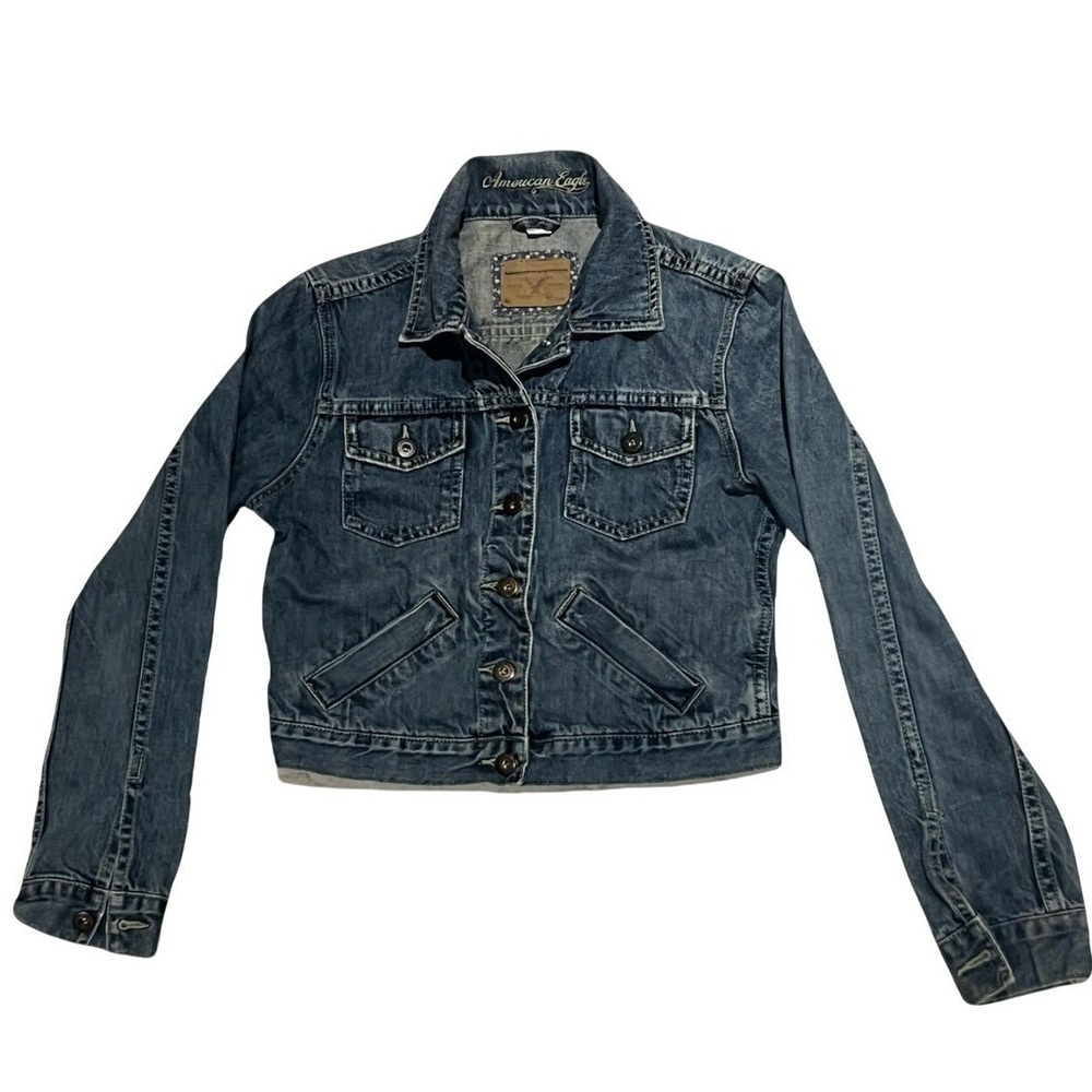 Vintage American Eagle Denim Jacket Women's Size XS